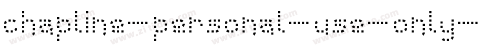 Chapline-personal-use-only字体转换