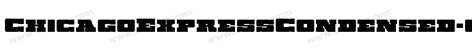 ChicagoExpressCondensed-omAz字体转换