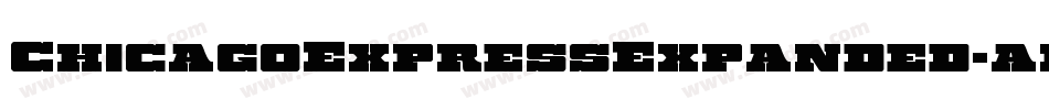 ChicagoExpressExpanded-alw9字体转换