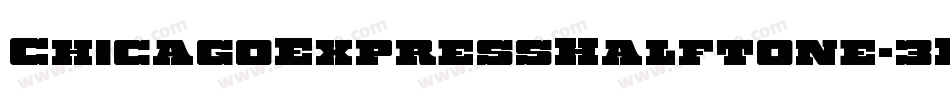 ChicagoExpressHalftone-3D6z字体转换