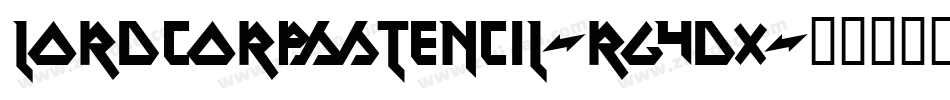 LordcorpsStencil-rg4dx字体转换