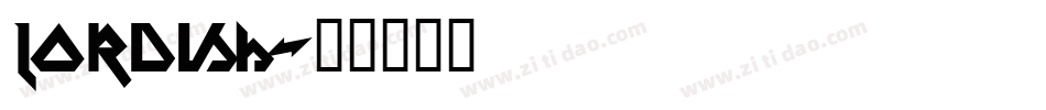 Lordish字体转换