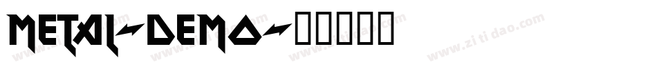 Metal-Demo字体转换