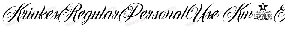 KrinkesRegularPersonalUse-Kw0X字体转换