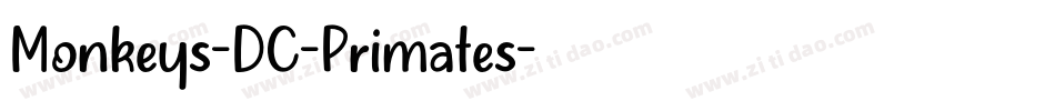 Monkeys-DC-Primates字体转换