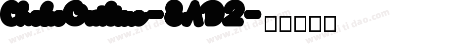 ChokoOutline-8AD2字体转换