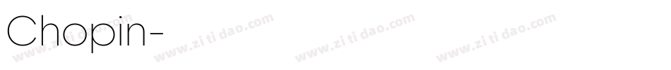 Chopin字体转换