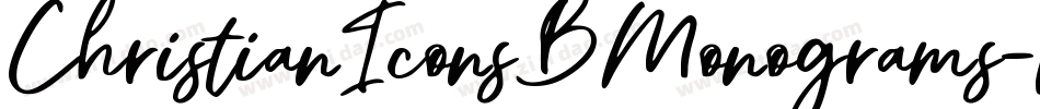 ChristianIconsBMonograms-Yqjq字体转换