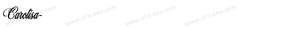 Carolisa字体转换