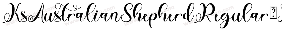 KsAustralianShepherdRegular-Bgj5字体转换