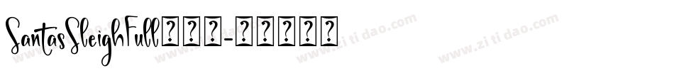 SantasSleighFull转换器字体转换
