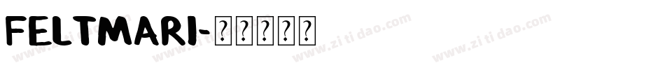 FELTMARI字体转换
