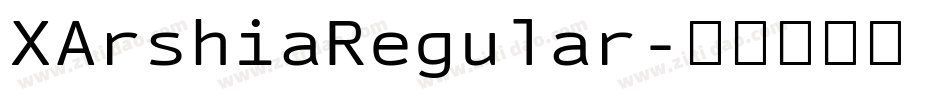 XArshiaRegular字体转换