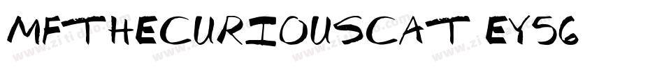 MfTheCuriousCat-eY56字体转换
