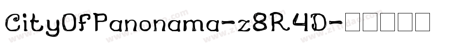 CityOfPanonama-z8R4D字体转换