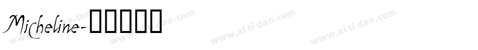 Micheline字体转换