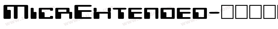 MicrExtended字体转换