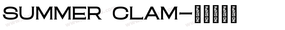 Summer_Clam字体转换