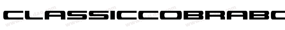 ClassicCobraBold-VXvV字体转换