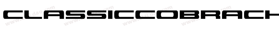 ClassicCobraChromeItalic-jlp7字体转换