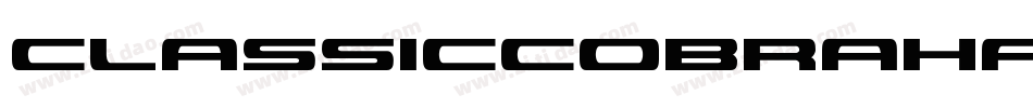 ClassicCobraHalftoneItalic-1gdM字体转换