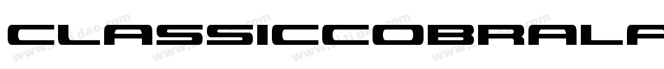 ClassicCobraLaser-BJDn字体转换