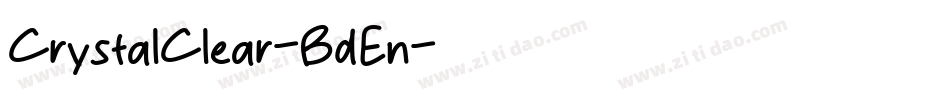 CrystalClear-BdEn字体转换