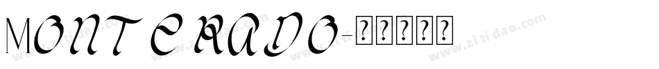 Monterado字体转换