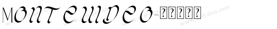Monteuideo字体转换