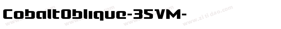 CobaltOblique-35VM字体转换