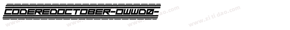 CodeRedOctober-owwd0字体转换