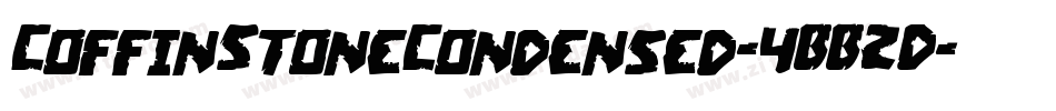 CoffinStoneCondensed-4BBZD字体转换