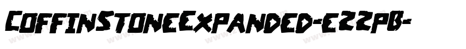CoffinStoneExpanded-eZZpB字体转换
