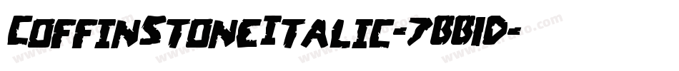 CoffinStoneItalic-7BB1D字体转换