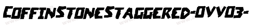 CoffinStoneStaggered-OVVO3字体转换