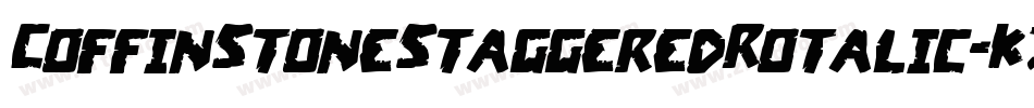 CoffinStoneStaggeredRotalic-K77Oe字体转换