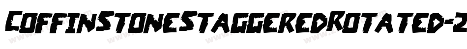 CoffinStoneStaggeredRotated-2OO4X字体转换