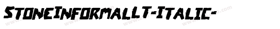 StoneInformalLT-Italic字体转换
