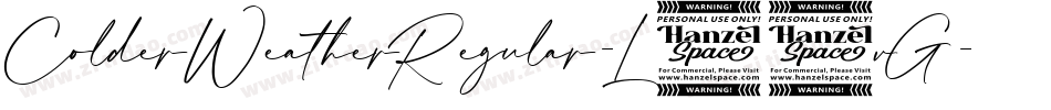 ColderWeatherRegular-L33vG字体转换