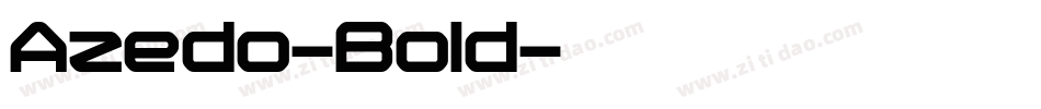 Azedo-Bold字体转换