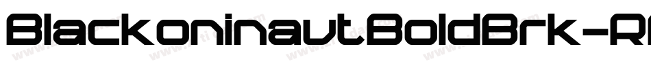 BlackoninautBoldBrk-RBmM字体转换