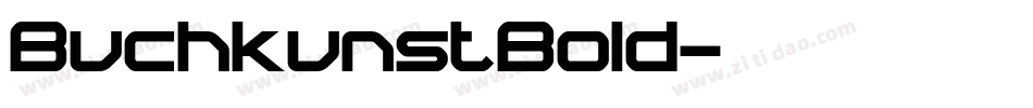 BuchkunstBold字体转换