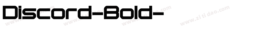 Discord-Bold字体转换