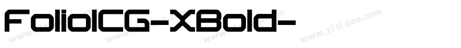 FolioICG-XBold字体转换