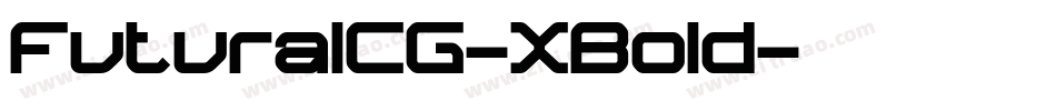 FuturaICG-XBold字体转换