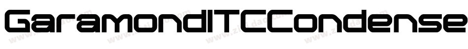 GaramondITCCondensedBQ-Bold字体转换
