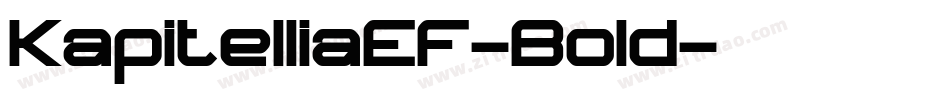 KapitelliaEF-Bold字体转换
