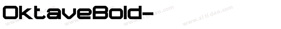 OktaveBold字体转换