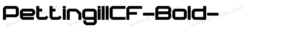 PettingillCF-Bold字体转换