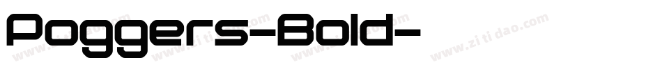 Poggers-Bold字体转换